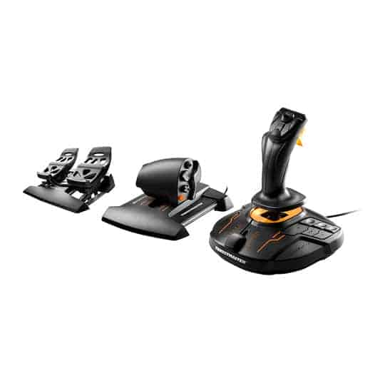 Thrustmaster T.16000M FCS Flight Pack Joystick, Throttle & Pedals